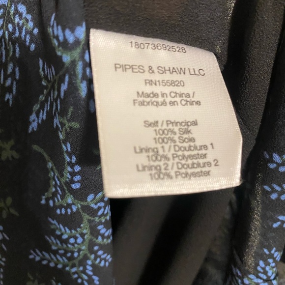 Veronica Beard Magg Fern Floral Silk Dress SZ 6 - Picture 6 of 7